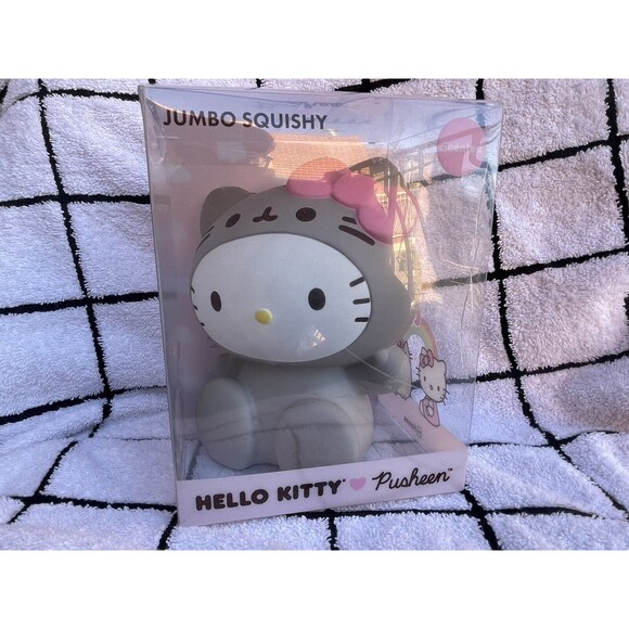 Hello Kitty x Pusheen Jumbo Squishy Vanilla Scented 2021 Hamee Sanrio - Picture 1 of 8